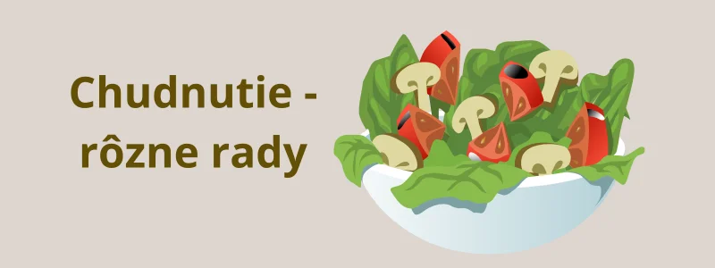 Chudnutie rady - ilustračný obrázok