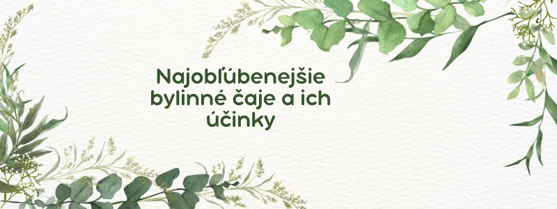 Bylinne čaje - uvodný obrázok