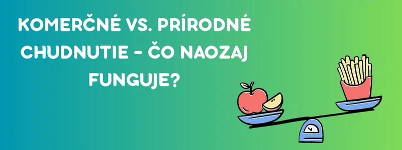 Prírodné chudnutie - ilustračný obrázok pre článok